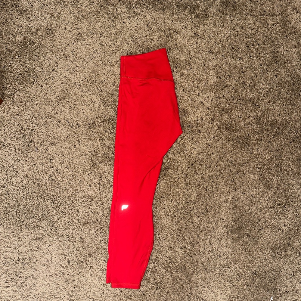 Fabletics Women’s PureLuxe Red Leggings M 7/8